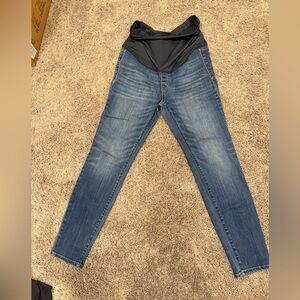 Madewell Women's Skinny Maternity Jeans in Blue
